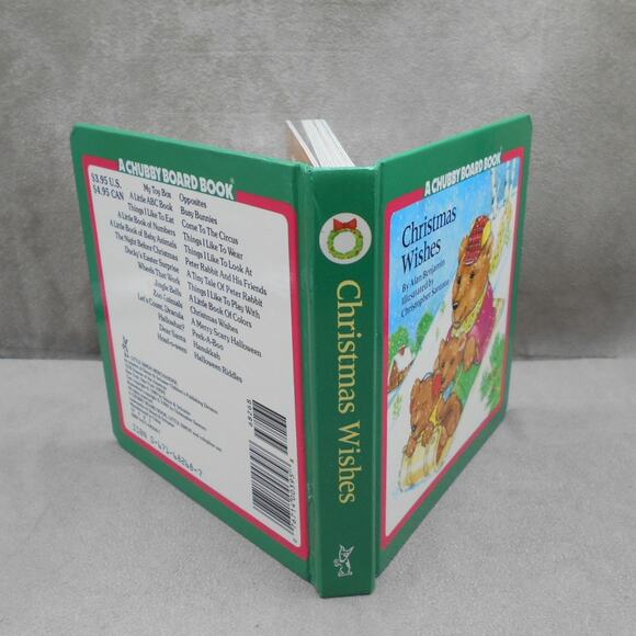Christmas Wishes A Chubby Board Book by Alan Benjamin 1989 Little Simon - Picture 2 of 7